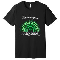 Shenanigans Coordinator Rainbow St Patricks Day Teacher Gift Premium T-Shirt