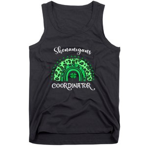 Shenanigans Coordinator Rainbow St Patricks Day Teacher Gift Tank Top