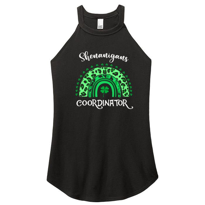 Shenanigans Coordinator Rainbow St Patricks Day Teacher Gift Women's Perfect Tri Rocker Tank