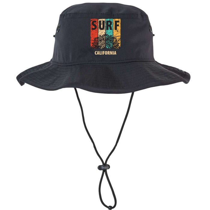 Surf California Retro Colors Legacy Cool Fit Booney Bucket Hat