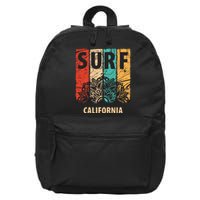 Surf California Retro Colors 16 in Basic Backpack