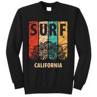 Surf California Retro Colors Tall Sweatshirt