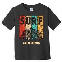 Surf California Retro Colors Toddler T-Shirt