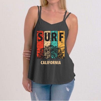 Surf California Retro Colors Women's Strappy Tank