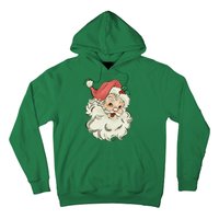 Super Cute Retro Santa Claus Vintage Christmas Gift Hoodie