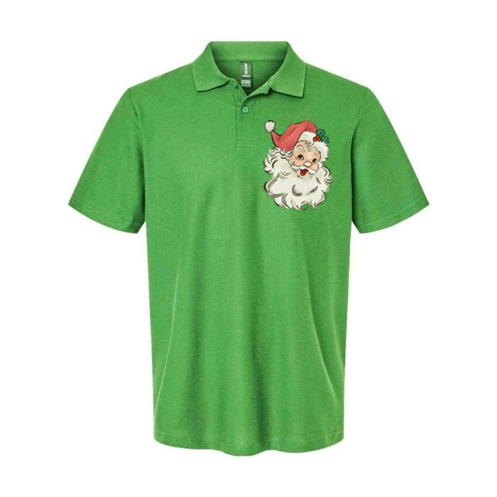 Super Cute Retro Santa Claus Vintage Christmas Gift Softstyle Adult Sport Polo