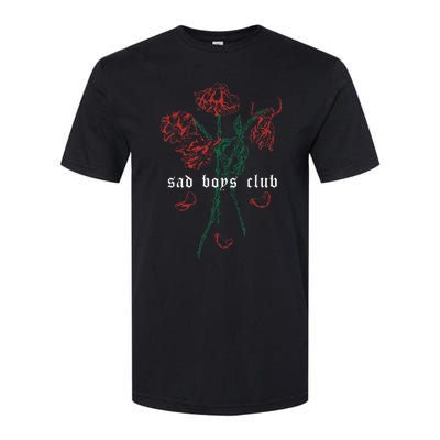 Sad Club Red Roses Aesthetic Soft Grunge Punk Goth Softstyle CVC T-Shirt