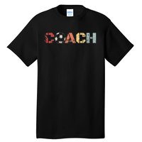 Soccer Coach Retro Vintage Instructional Soccer Ball Staff Tall T-Shirt