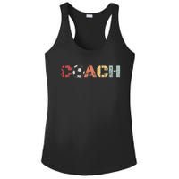 Soccer Coach Retro Vintage Instructional Soccer Ball Staff Ladies PosiCharge Competitor Racerback Tank