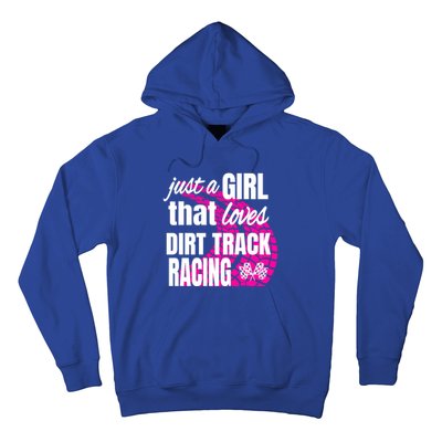 Sprint Car Racing Just A That Loves Dirt Track Racing Cute Gift Hoodie