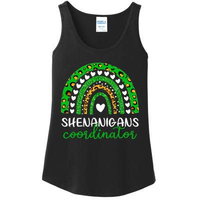 Shenanigans Coordinator Rainbow St Patricks Day Teacher Mom Ladies Essential Tank