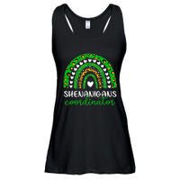 Shenanigans Coordinator Rainbow St Patricks Day Teacher Mom Ladies Essential Flowy Tank