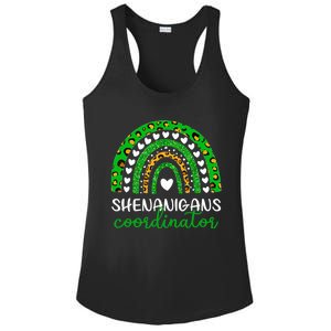 Shenanigans Coordinator Rainbow St Patricks Day Teacher Mom Ladies PosiCharge Competitor Racerback Tank