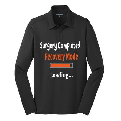 Surgery Completed Recovery Mode Loading Gift Get Well Soon Gift Silk Touch Performance Long Sleeve Polo