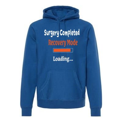 Surgery Completed Recovery Mode Loading Gift Get Well Soon Gift Premium Hoodie