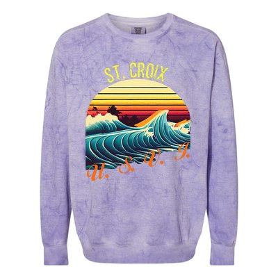 St. Croix Retro Surf Apparel & Beachwear St. Croix Colorblast Crewneck Sweatshirt