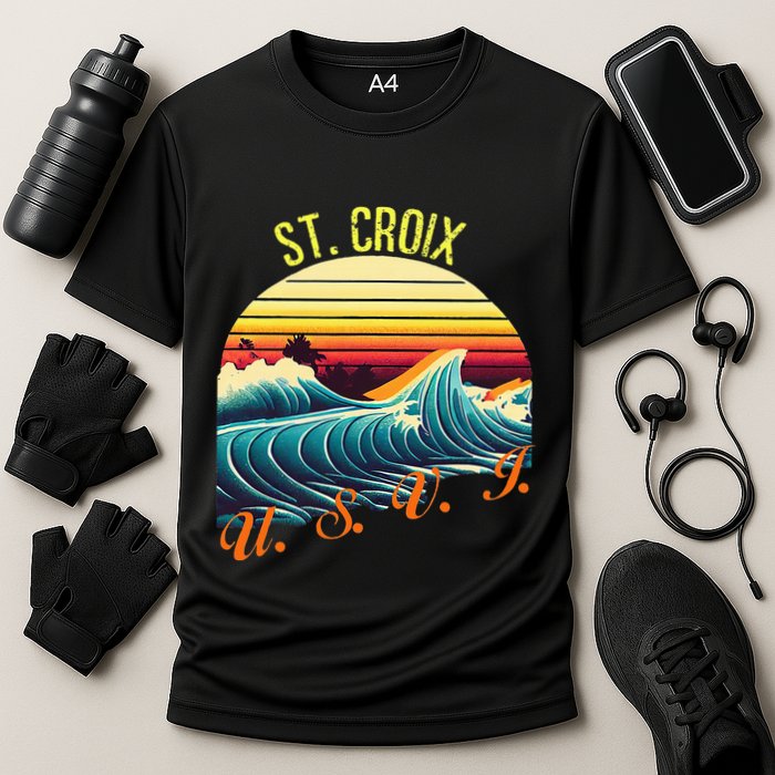 St. Croix Retro Surf Apparel & Beachwear St. Croix Cooling Performance Crew T-Shirt