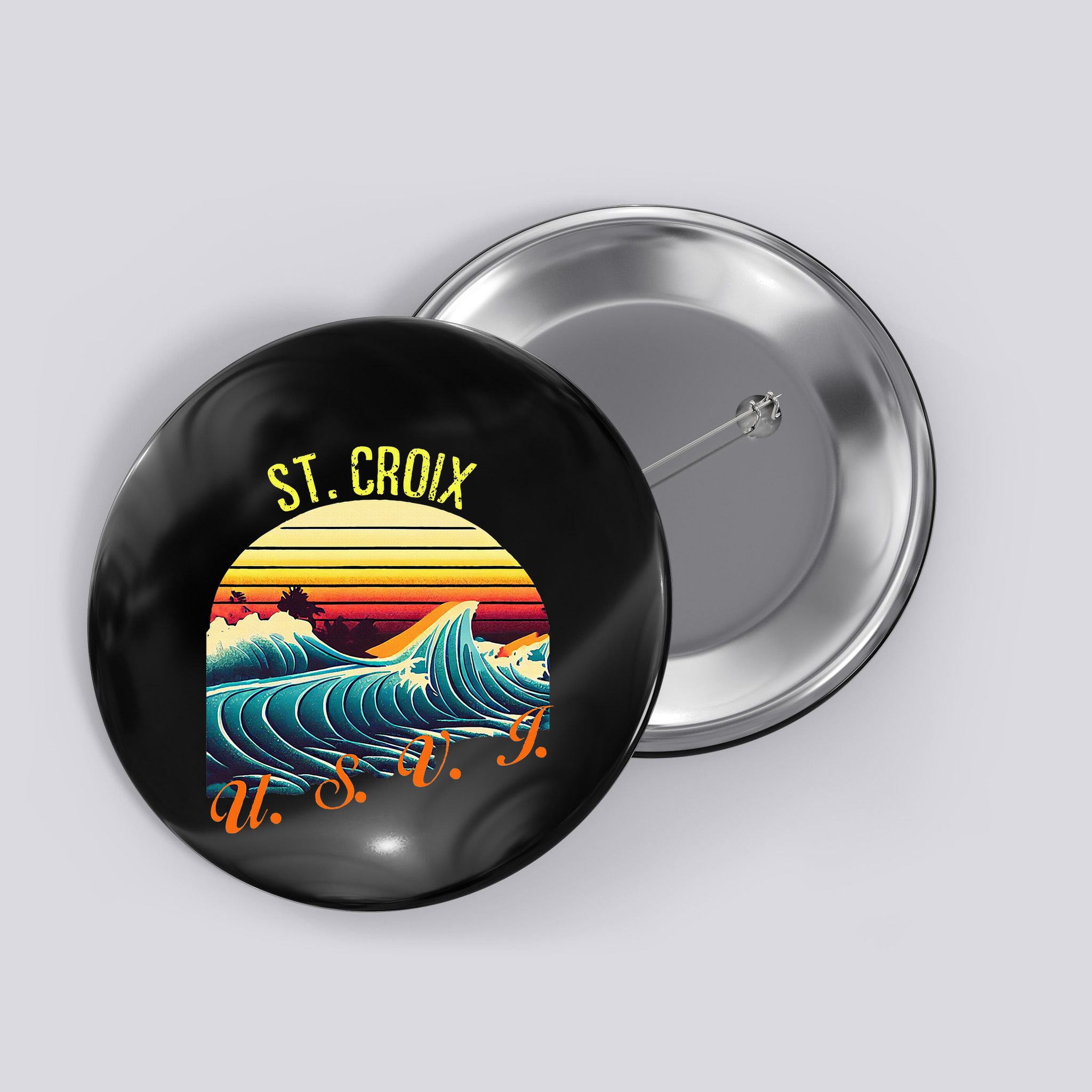 St. Croix Retro Surf Apparel & Beachwear St. Croix Button