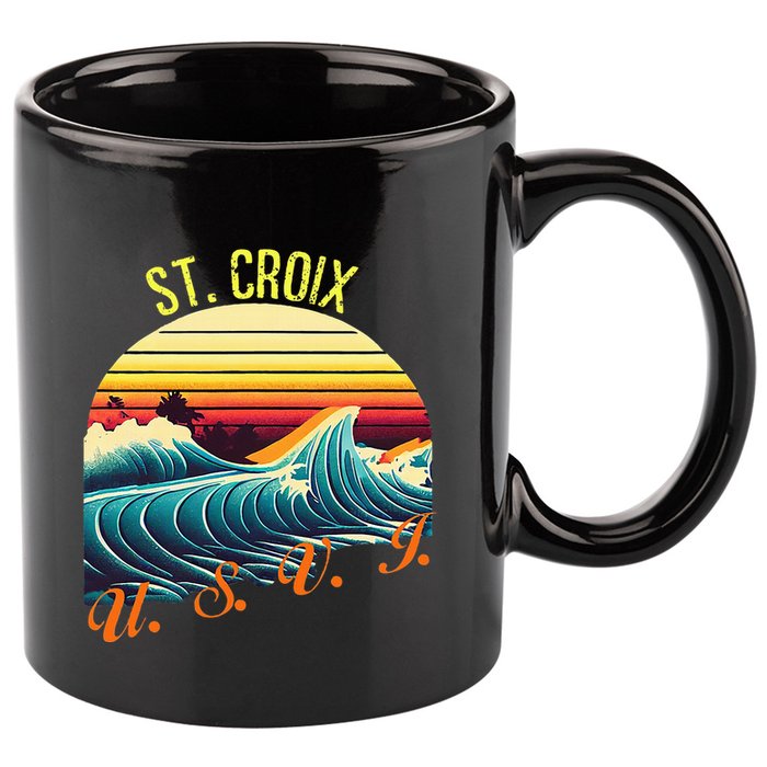 St. Croix Retro Surf Apparel & Beachwear St. Croix 11oz C Handle Ceramic Mug