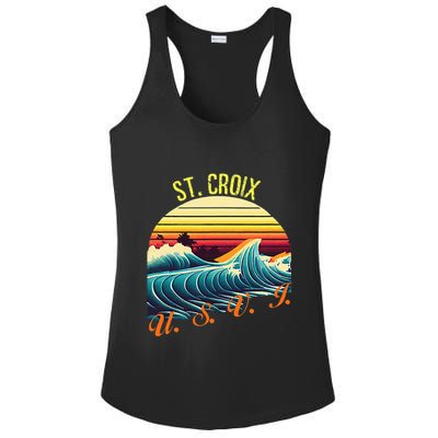 St. Croix Retro Surf Apparel & Beachwear St. Croix Ladies PosiCharge Competitor Racerback Tank