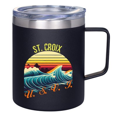 St. Croix Retro Surf Apparel & Beachwear St. Croix 12oz Stainless Steel Coffee Mug