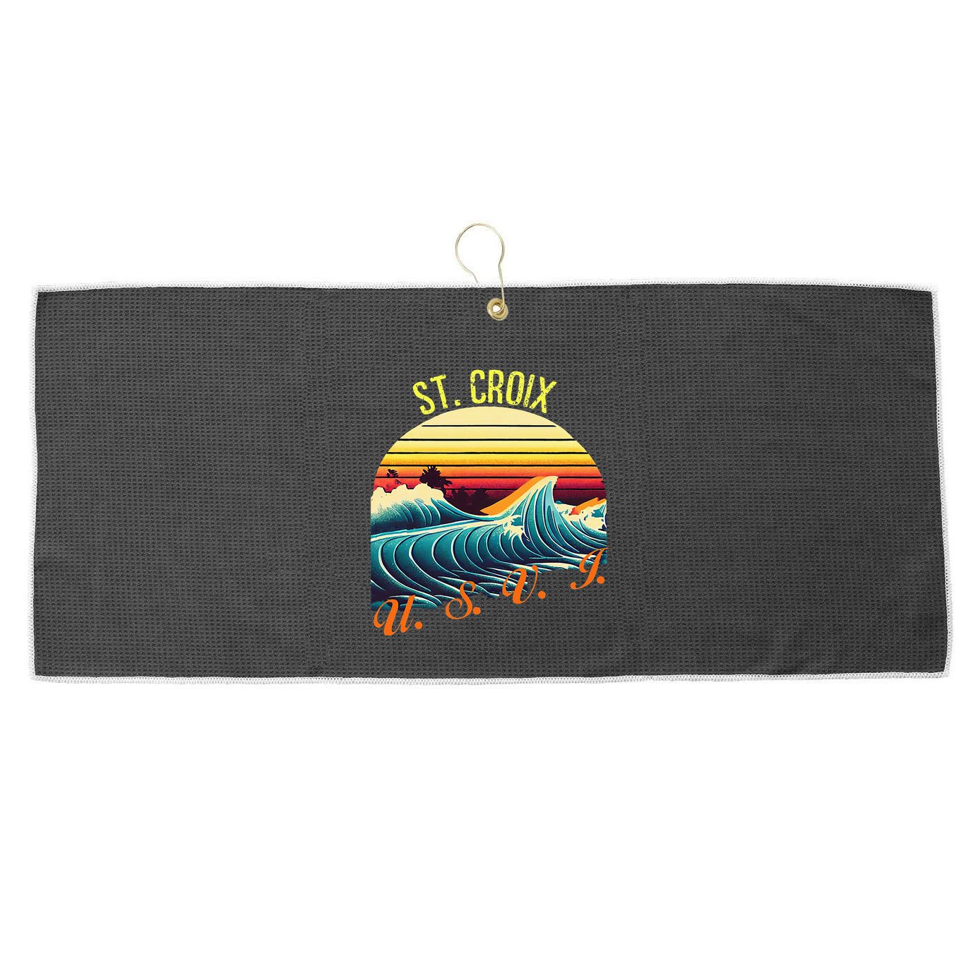 St. Croix Retro Surf Apparel & Beachwear St. Croix Large Microfiber Waffle Golf Towel
