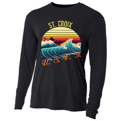 St. Croix Retro Surf Apparel & Beachwear St. Croix Cooling Performance Long Sleeve Crew