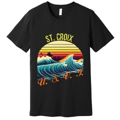 St. Croix Retro Surf Apparel & Beachwear St. Croix Premium T-Shirt