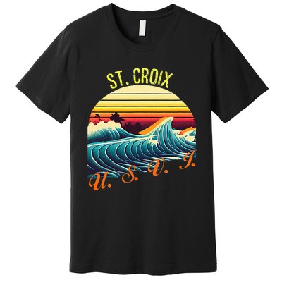 St. Croix Retro Surf Apparel & Beachwear St. Croix Premium T-Shirt