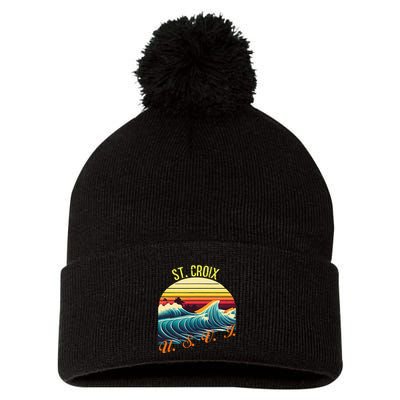 St. Croix Retro Surf Apparel & Beachwear St. Croix Pom Pom 12in Knit Beanie