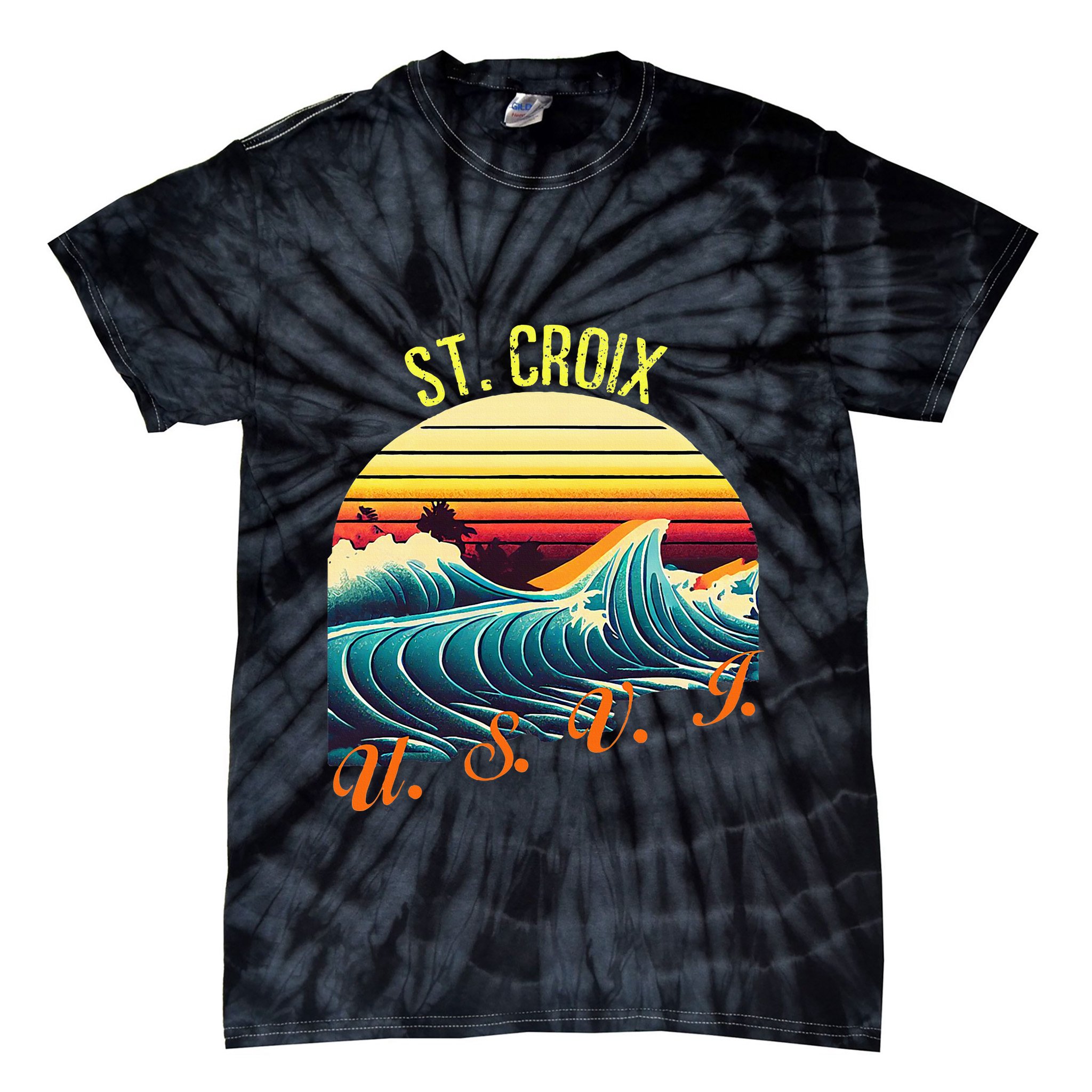 St. Croix Retro Surf Apparel & Beachwear St. Croix Tie-Dye T-Shirt