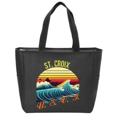 St. Croix Retro Surf Apparel & Beachwear St. Croix Zip Tote Bag