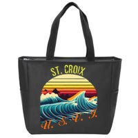 St. Croix Retro Surf Apparel & Beachwear St. Croix Zip Tote Bag