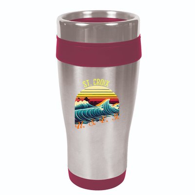 St. Croix Retro Surf Apparel & Beachwear St. Croix 16oz Travel Tumbler