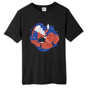 Santa Claus Riding Lobster Tall Fusion ChromaSoft Performance T-Shirt