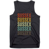 Sussex City Retro Tank Top