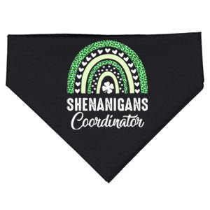 Shenanigans Coordinator Rainbow St Patricks Day Teacher Gift USA-Made Doggie Bandana