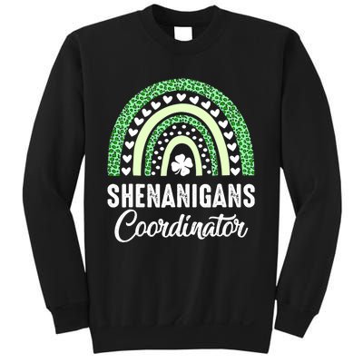 Shenanigans Coordinator Rainbow St Patricks Day Teacher Gift Sweatshirt