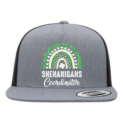 Shenanigans Coordinator Rainbow St Patricks Day Teacher Gift Flat Bill Trucker Hat