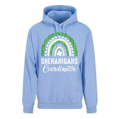 Shenanigans Coordinator Rainbow St Patricks Day Teacher Gift Unisex Surf Hoodie