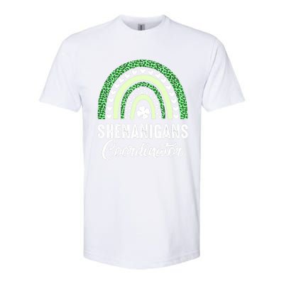 Shenanigans Coordinator Rainbow St Patricks Day Teacher Gift Softstyle® CVC T-Shirt