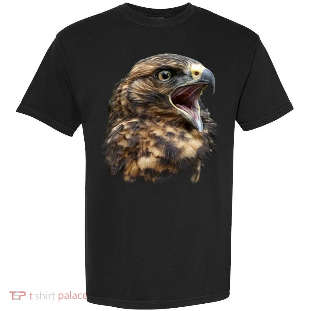 Screaming Hawk Wildlife Garment-Dyed Heavyweight T-Shirt