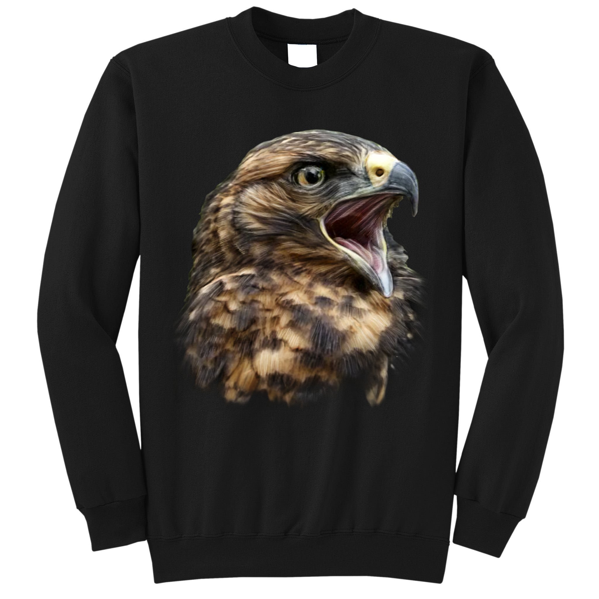 Screaming Hawk Wildlife Tall Sweatshirt