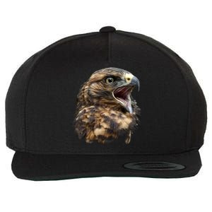 Screaming Hawk Wildlife Wool Snapback Cap