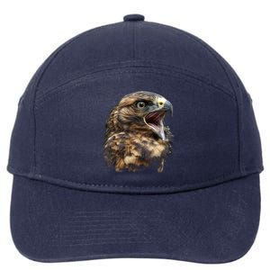 Screaming Hawk Wildlife 7-Panel Snapback Hat