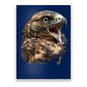 Screaming Hawk Wildlife Poster