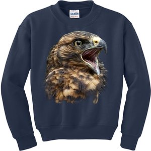 Screaming Hawk Wildlife Kids Sweatshirt