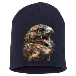 Screaming Hawk Wildlife Short Acrylic Beanie