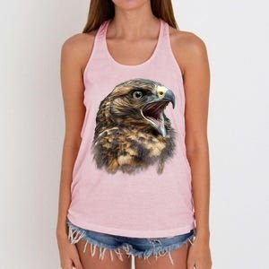 Screaming Hawk Wildlife Women's Knotted Racerback Tank