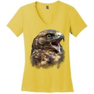 Screaming Hawk Wildlife Women's V-Neck T-Shirt